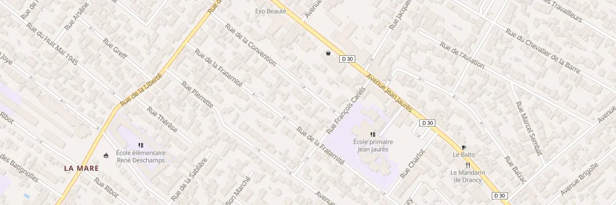 Plan du 40 Rue De La Convention à Drancy