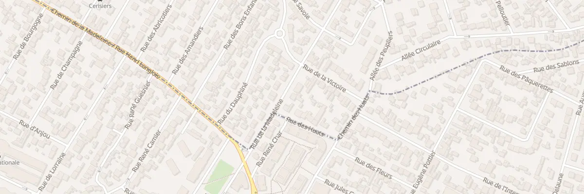 Plan du 22 Rue De La Madeleine à Drancy