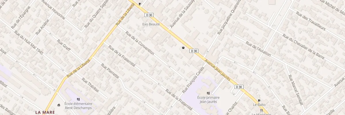 Plan du 33 Rue De La Convention à Drancy