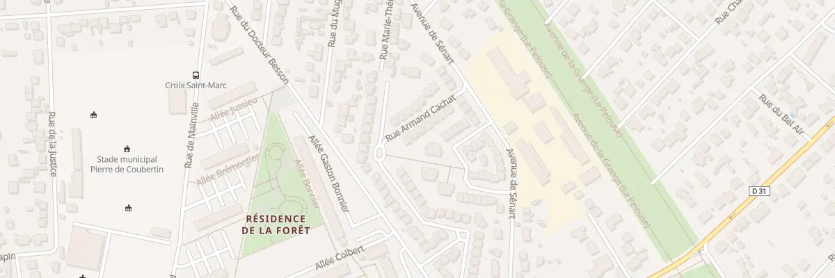 Plan du 11 Rue Armand Cachat à Montgeron