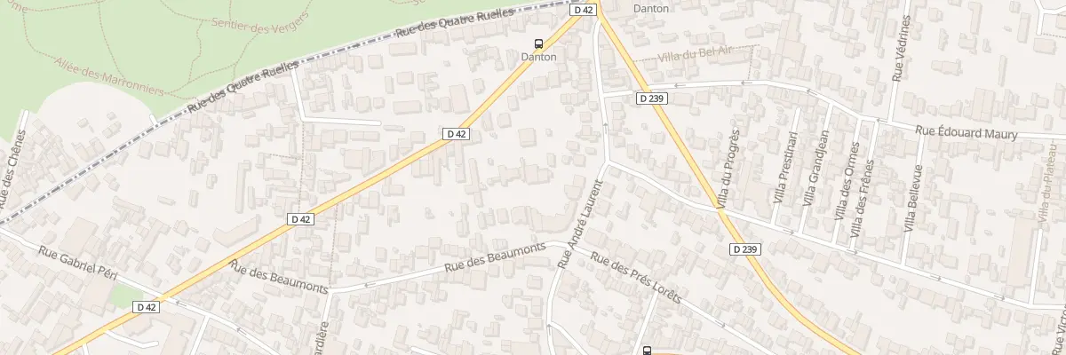Plan du 4 Rue des Beaumonts à Fontenay-sous-Bois