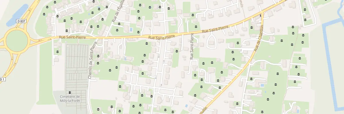 Plan du 5 Rue de la Porte au Roy à Milly-la-Forêt