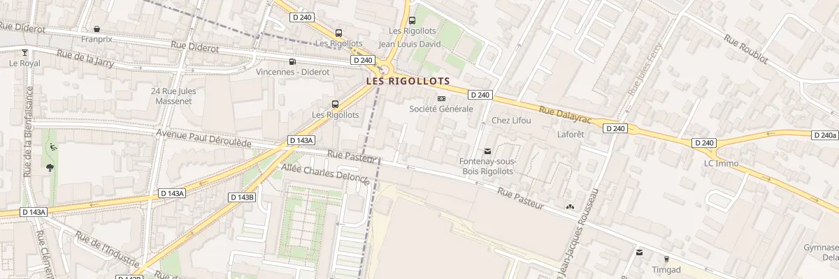 Plan du 104 Rue Pasteur à Fontenay-sous-Bois
