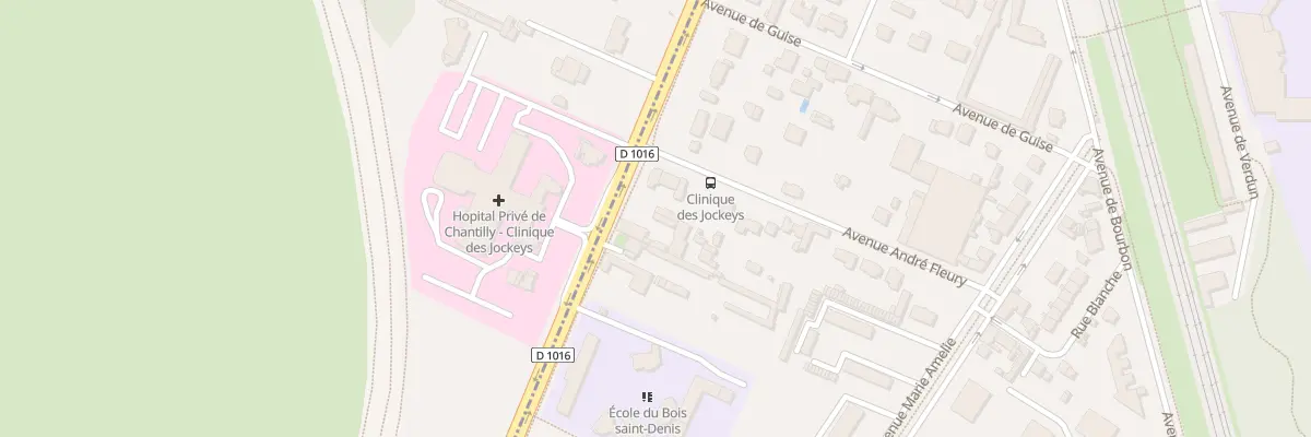 Plan du 31 Av du Gen Leclerc à Chantilly