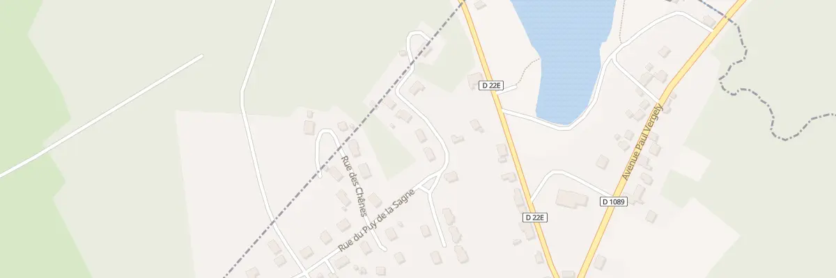 Plan du 9 Rue du Puy de la Sagne à Merlines