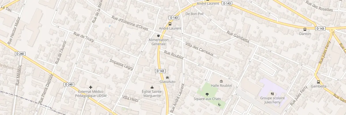 Plan du 109B Rue Roublot à Fontenay-sous-Bois