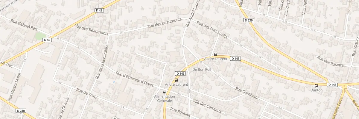 Plan du 57 Rue André Laurent à Fontenay-sous-Bois