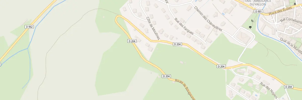 Plan du 1B Rte de la Gare à Marcillac-Vallon