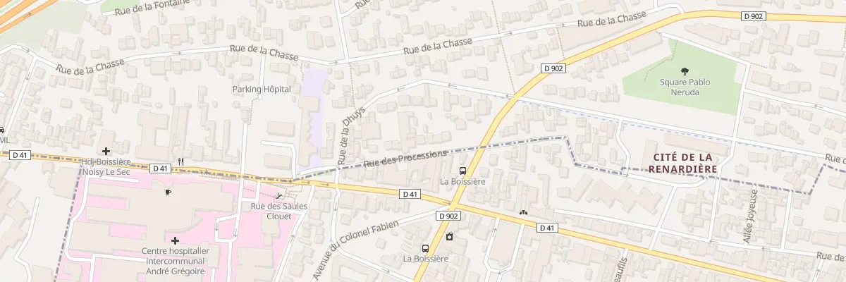 Plan du 27 Rue des Processions à Noisy-le-Sec