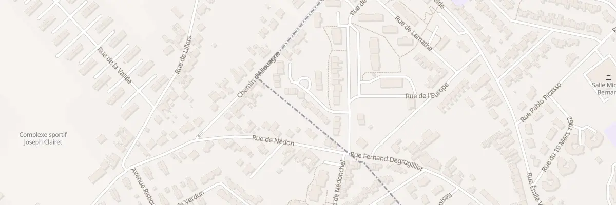 Plan du 9 Rue Eugéne Varlin à Auchel