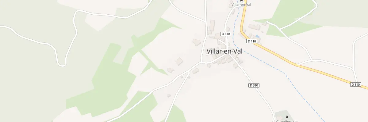 Plan du 10 Rue de la Prade à Villar-en-Val