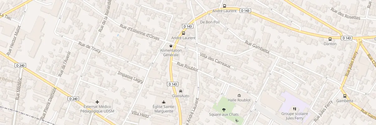 Plan du 116 Rue Roublot à Fontenay-sous-Bois