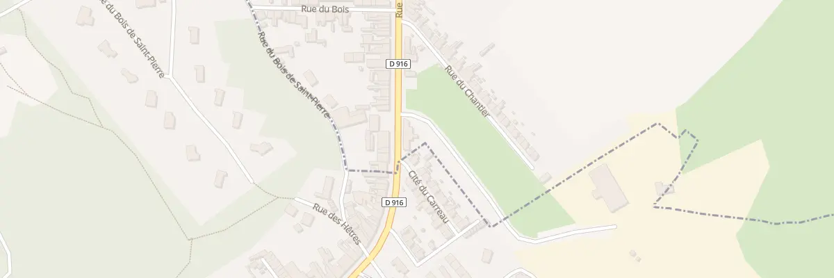 Plan du 125 Rue Nationale à Burbure