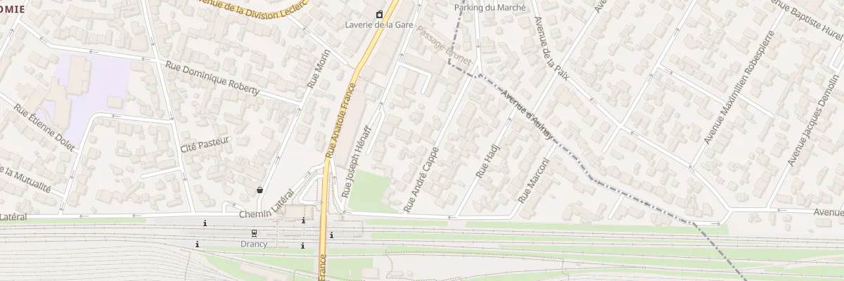 Plan du 15 Rue Andre Cappe à Drancy