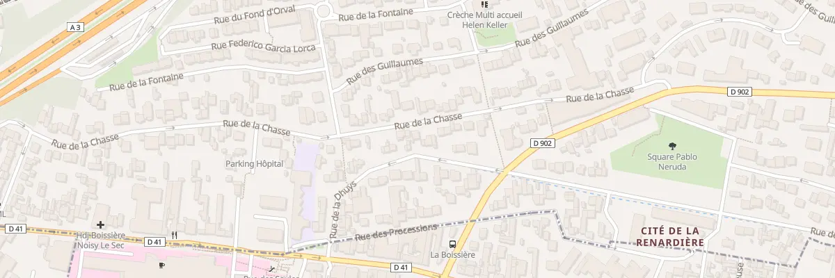 Plan du 23 Rue de la Dhuys à Noisy-le-Sec