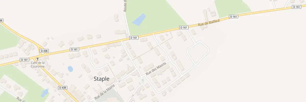 Plan du 44 Rue du Docteur Isaïe Reumaux à Staple