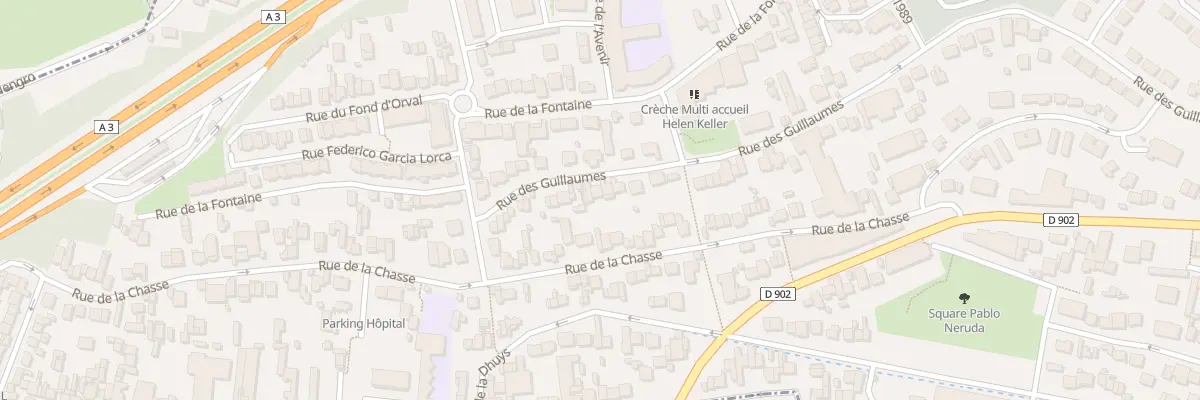 Plan du 28 Rue des Guillaumes à Noisy-le-Sec