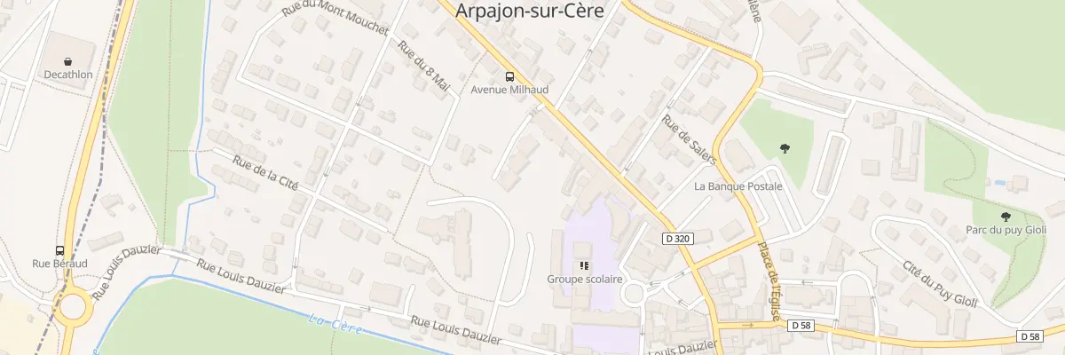 Plan du 30C Av du Général Milhaud à Arpajon-sur-Cère