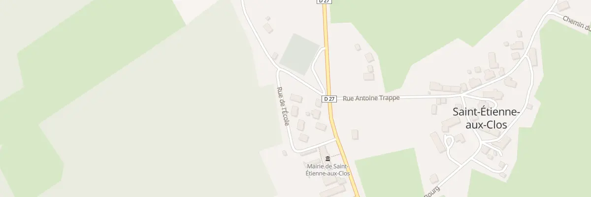 Plan du 1 Rue des Chasseurs à Saint-Étienne-aux-Clos