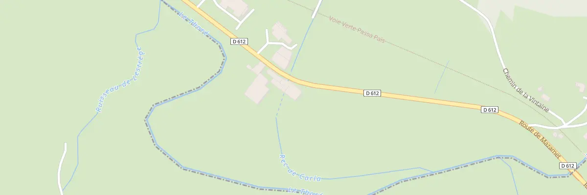 Plan du 1 Rte de Mazamet à Saint-Amans-Valtoret