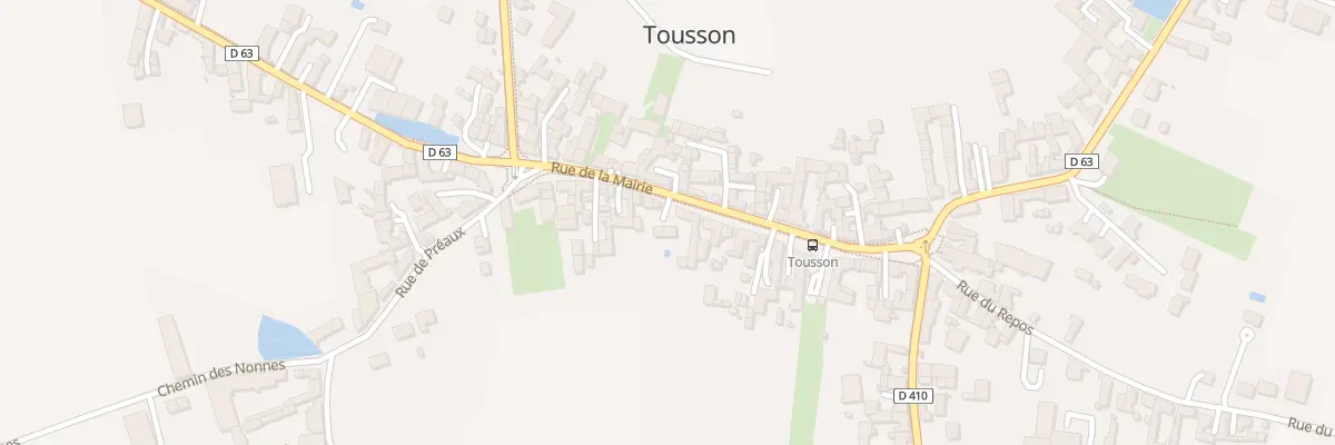Plan du 23B Rue de la Mairie à Tousson