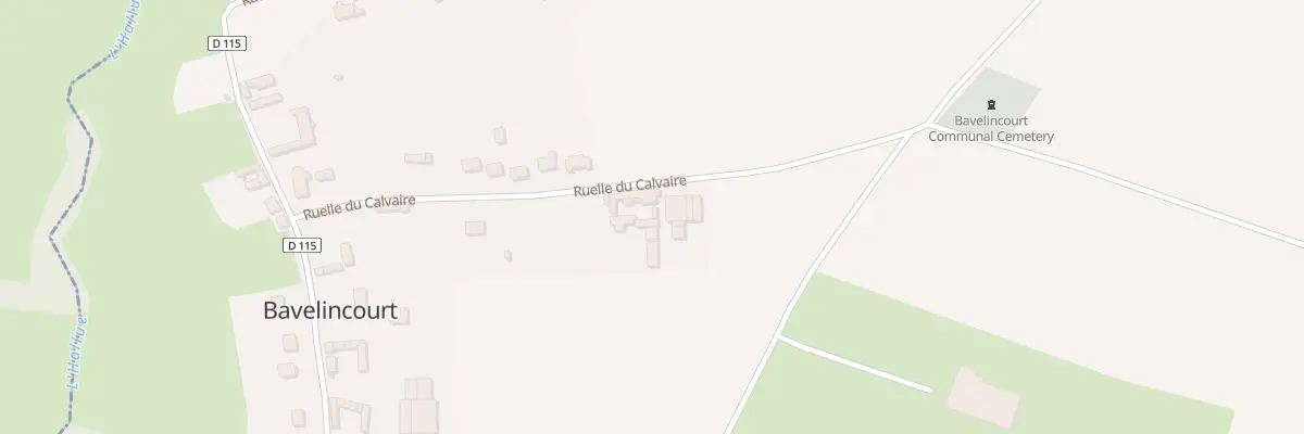 Plan du 5019 Rle du Calvaire à Bavelincourt
