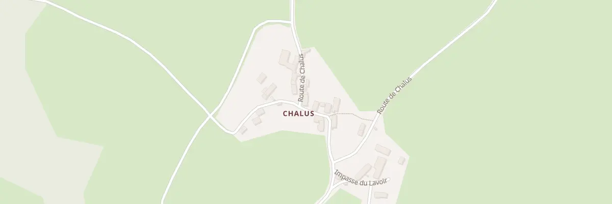 Plan du 5037 Chalus à La Celle