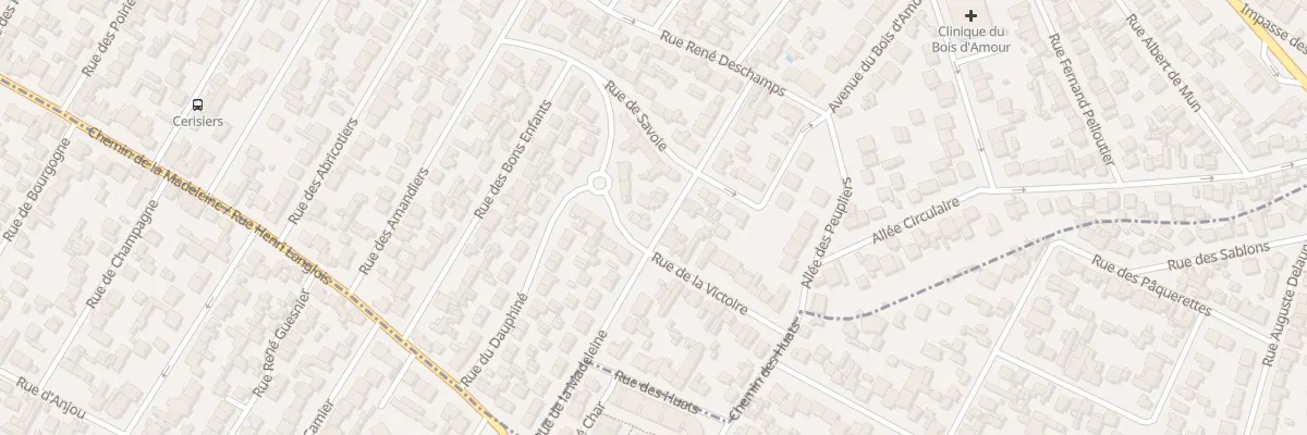 Plan du 9 Rue Du Berry à Drancy