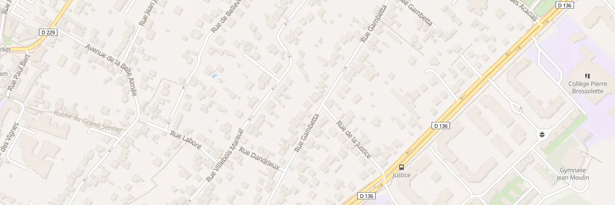 Plan du 43 Rue Gambetta à Villeneuve-Saint-Georges