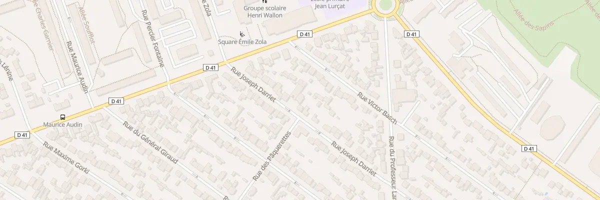 Plan du 112 Rue Joseph Darriet au Blanc-Mesnil