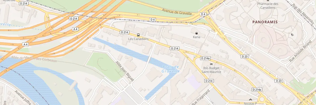 Plan du 1 Av Joseph Francois Belbeoch à Saint-Maurice