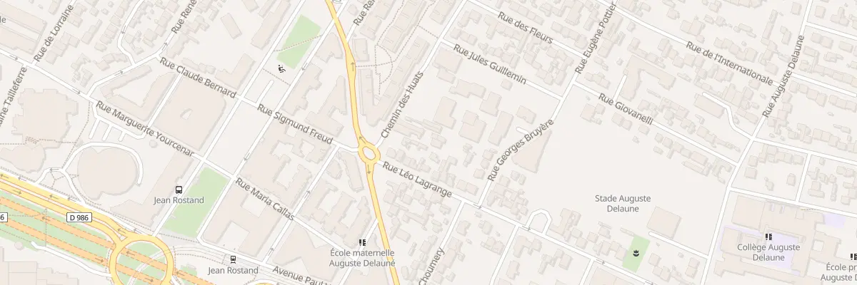 Plan du 8 Che des Huats à Bobigny