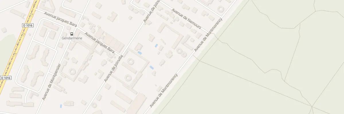 Plan du 34A Av de Montmorency à Chantilly