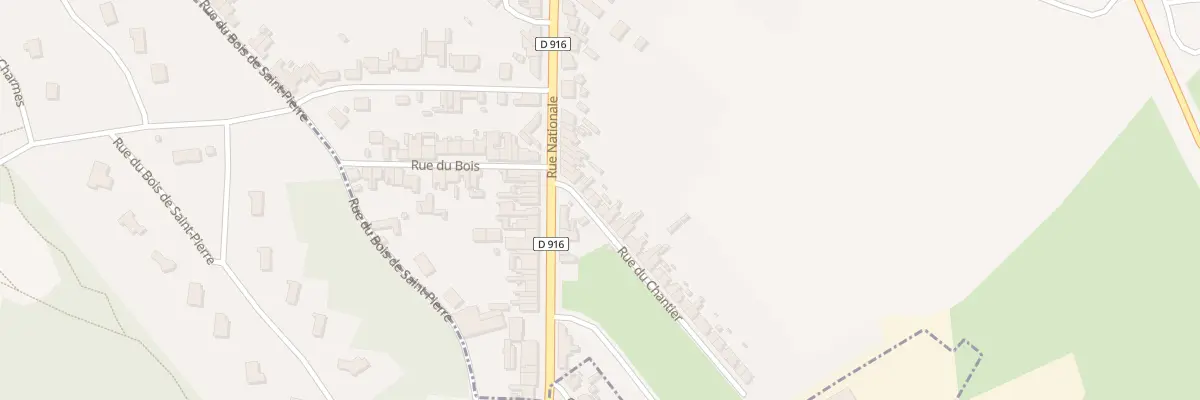 Plan du 2 Rue du Chantier à Burbure