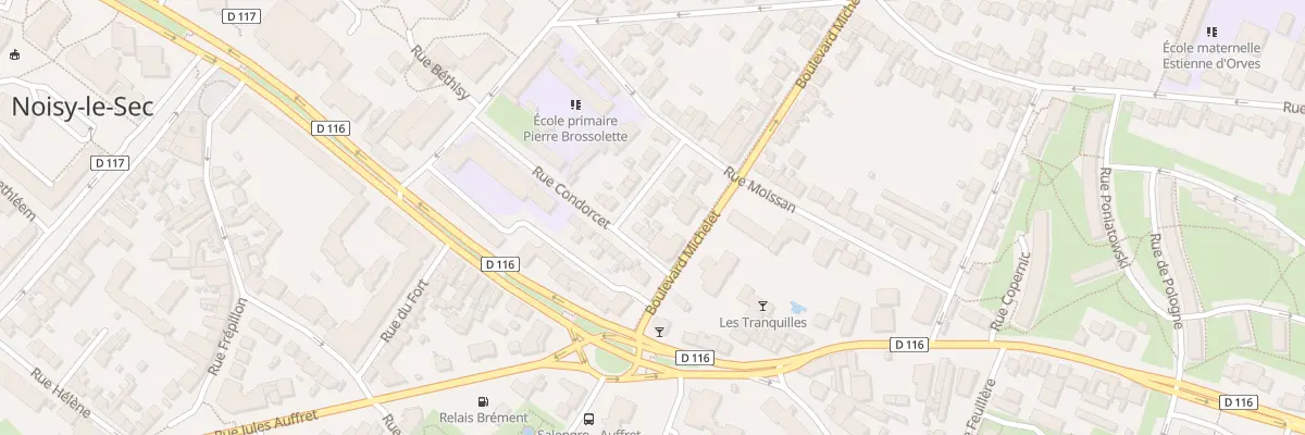 Plan du 11 Rue Marcellin Berthelot à Noisy-le-Sec