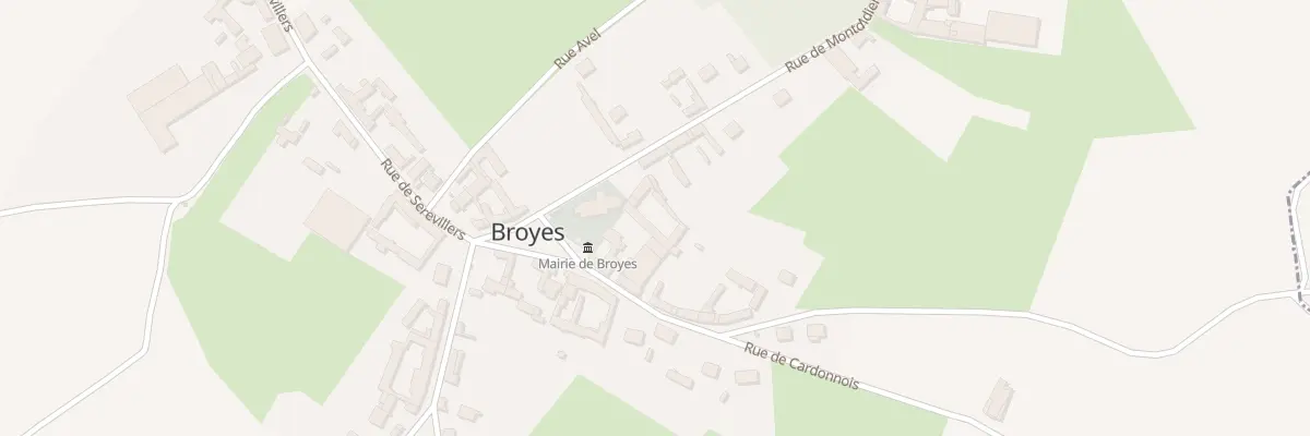 Plan du 2 Rue de Montdidier à Broyes