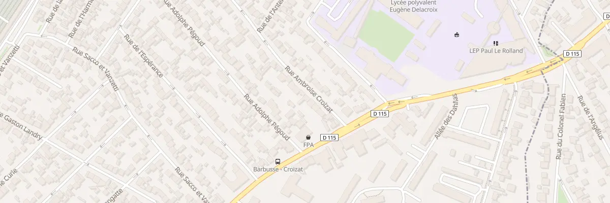 Plan du 118 Rue Ambroise Croizat à Drancy