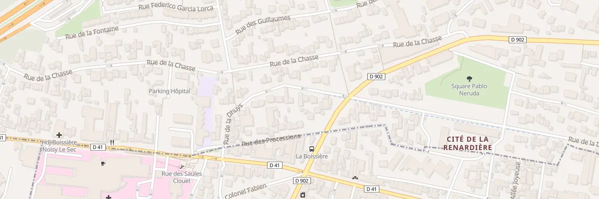 Plan du 24 Rue de la Dhuys à Noisy-le-Sec