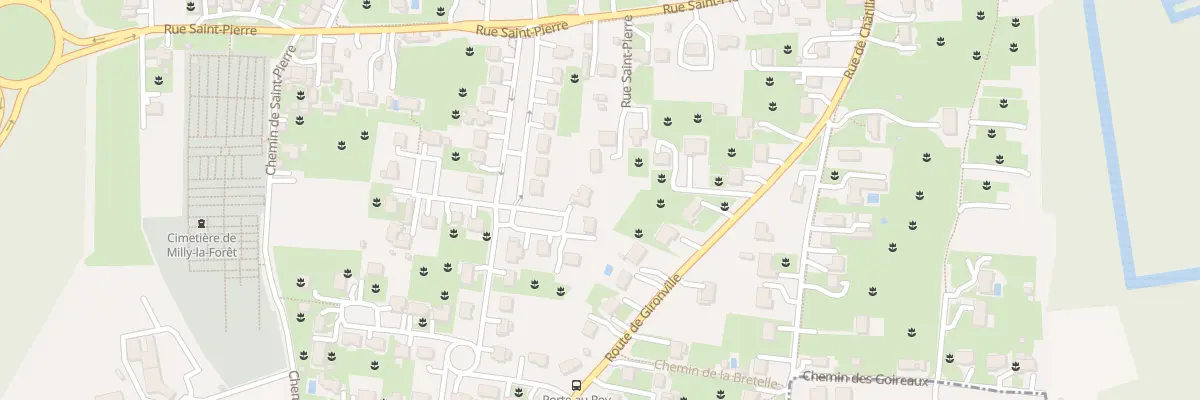 Plan du 15 Rue de la Porte au Roy à Milly-la-Forêt
