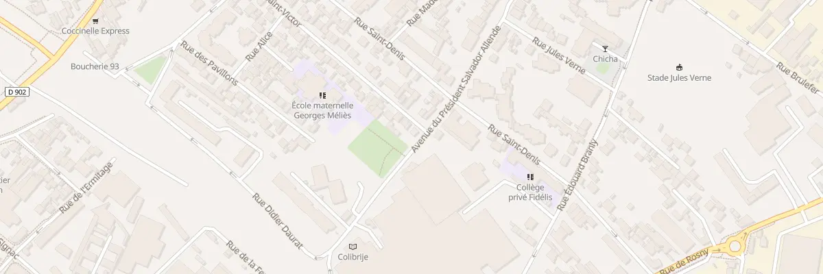 Plan du 46 Rue Saint-Victor à Montreuil