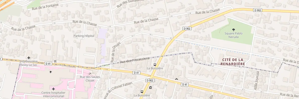Plan du 35 Rue des Processions à Noisy-le-Sec