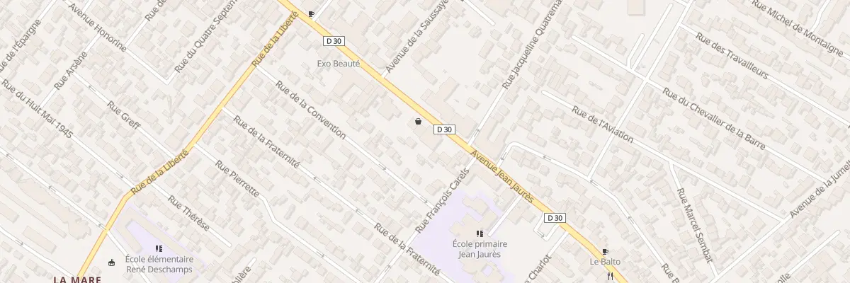 Plan du 176 Av Jean Jaures à Drancy