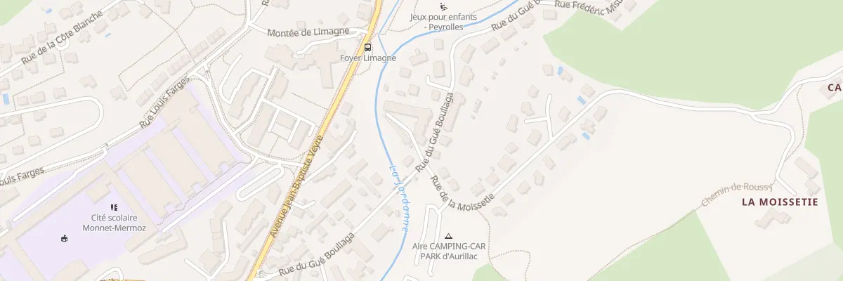 Plan du 35 Rue du Gue Bouliaga à Aurillac