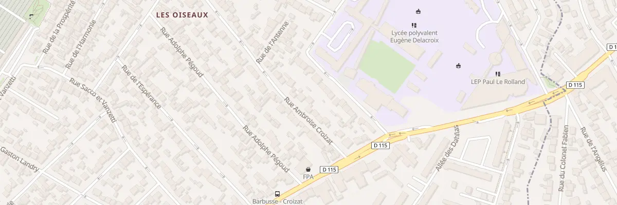 Plan du 115 Rue Ambroise Croizat à Drancy
