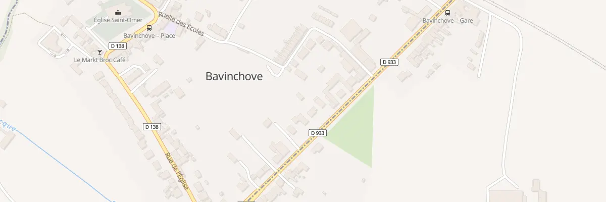 Plan du 47 Rte de St Omer à Bavinchove