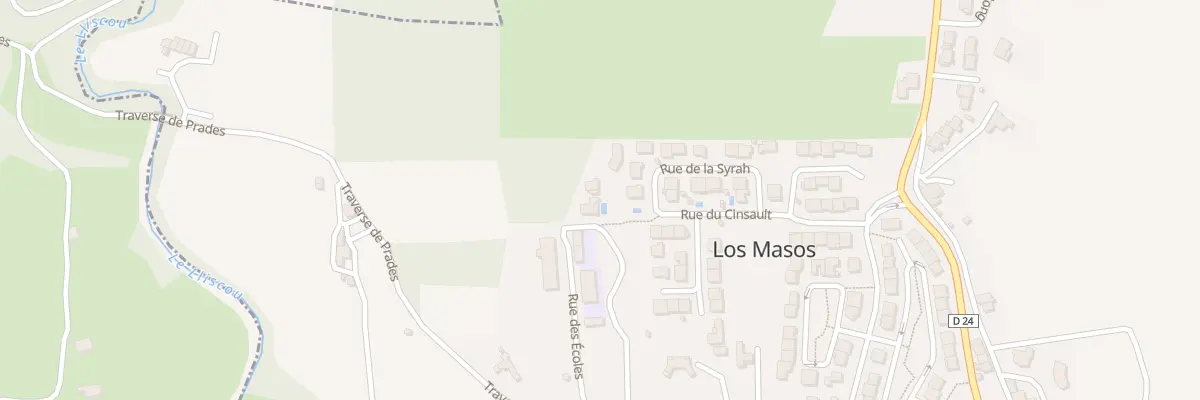 Plan du 57A Pla de Llounat à Los Masos
