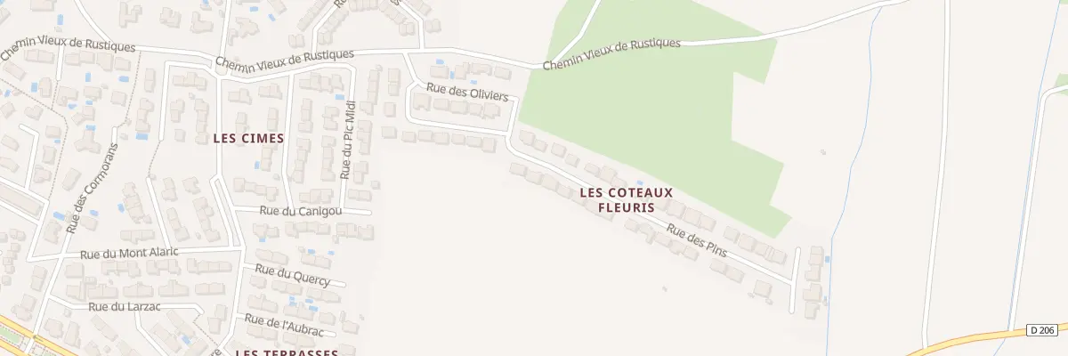Plan du 4 Rue des Pins à Trèbes
