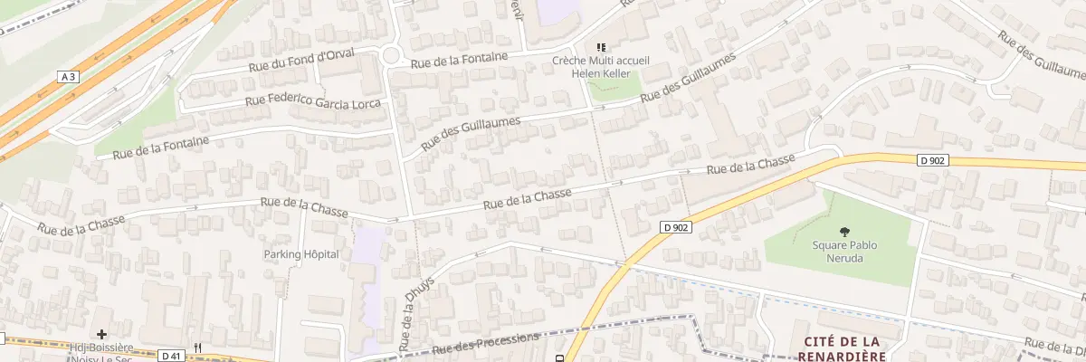 Plan du 141 Rue de la Chasse à Noisy-le-Sec
