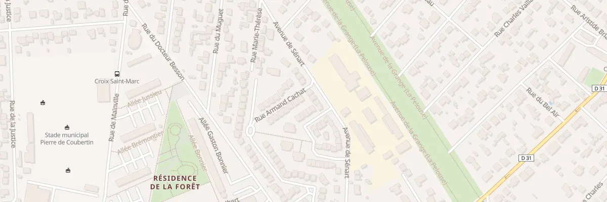 Plan du 1 Rue Armand Cachat à Montgeron