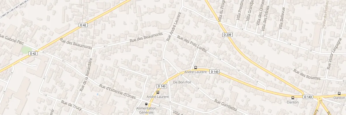 Plan du 168 Rue Gambetta à Fontenay-sous-Bois